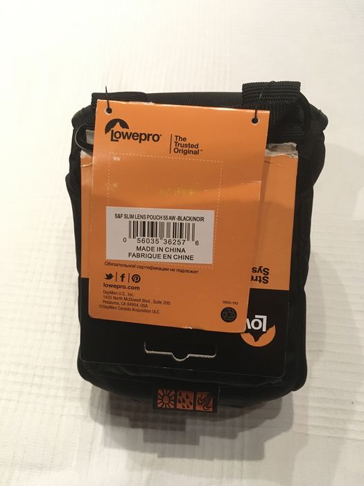 Pokrowiec na obiektyw Lowepro S&F Series, Slim Lens Pouch 55 AW, nowy