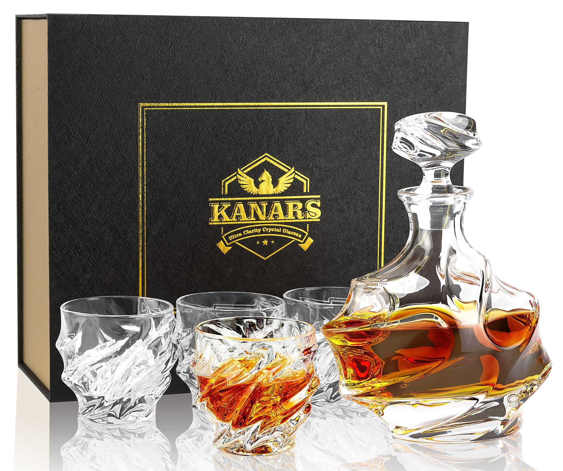 Zestaw karafka i kieliszki do whisky KANARS