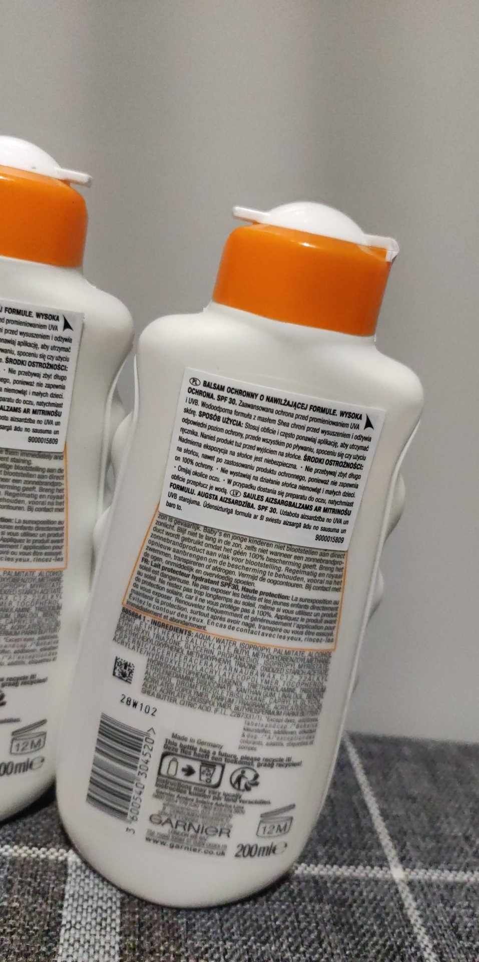 Garnier Ambra Solaire Hydra Protect 30 balsam ochronny nawilżający