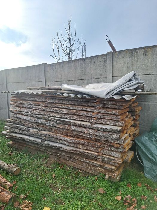 Sprzedam bale dębowe 1,2m i 2,5m długości, grubość 5cm