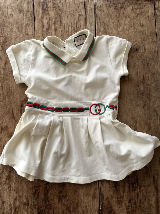 Плаття від Gucci на дівчинку біле