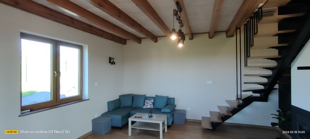 Domek letniskowy nad jeziorem Wawrowice jacuzzi bania