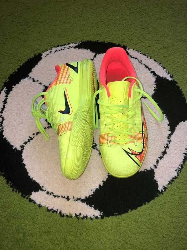 Halówki Nike Mercurial 38, 24 cm neonowe