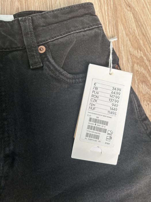 Jeansy vitage mom high waist wysoki stan nowe