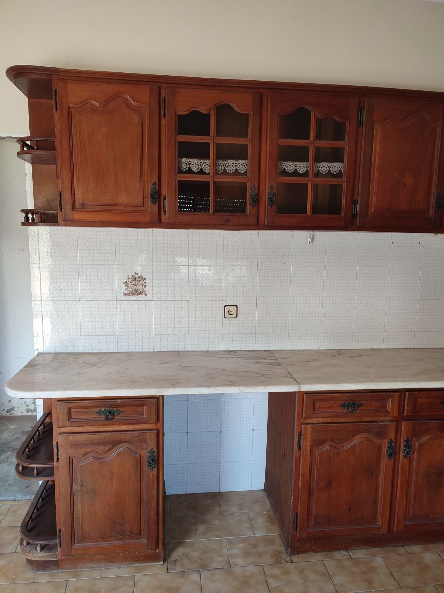 Cozinha com pedra mármore