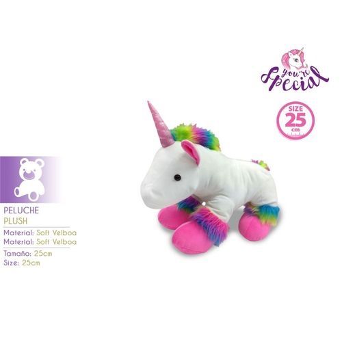 Peluche unicornio 25cm