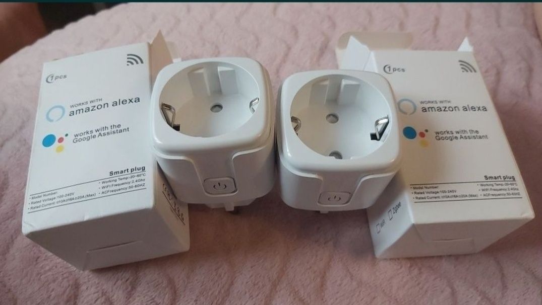 3x Inteligentne Gniazdko Wtyczka WiFi Smart Tuya Watomierz Czas