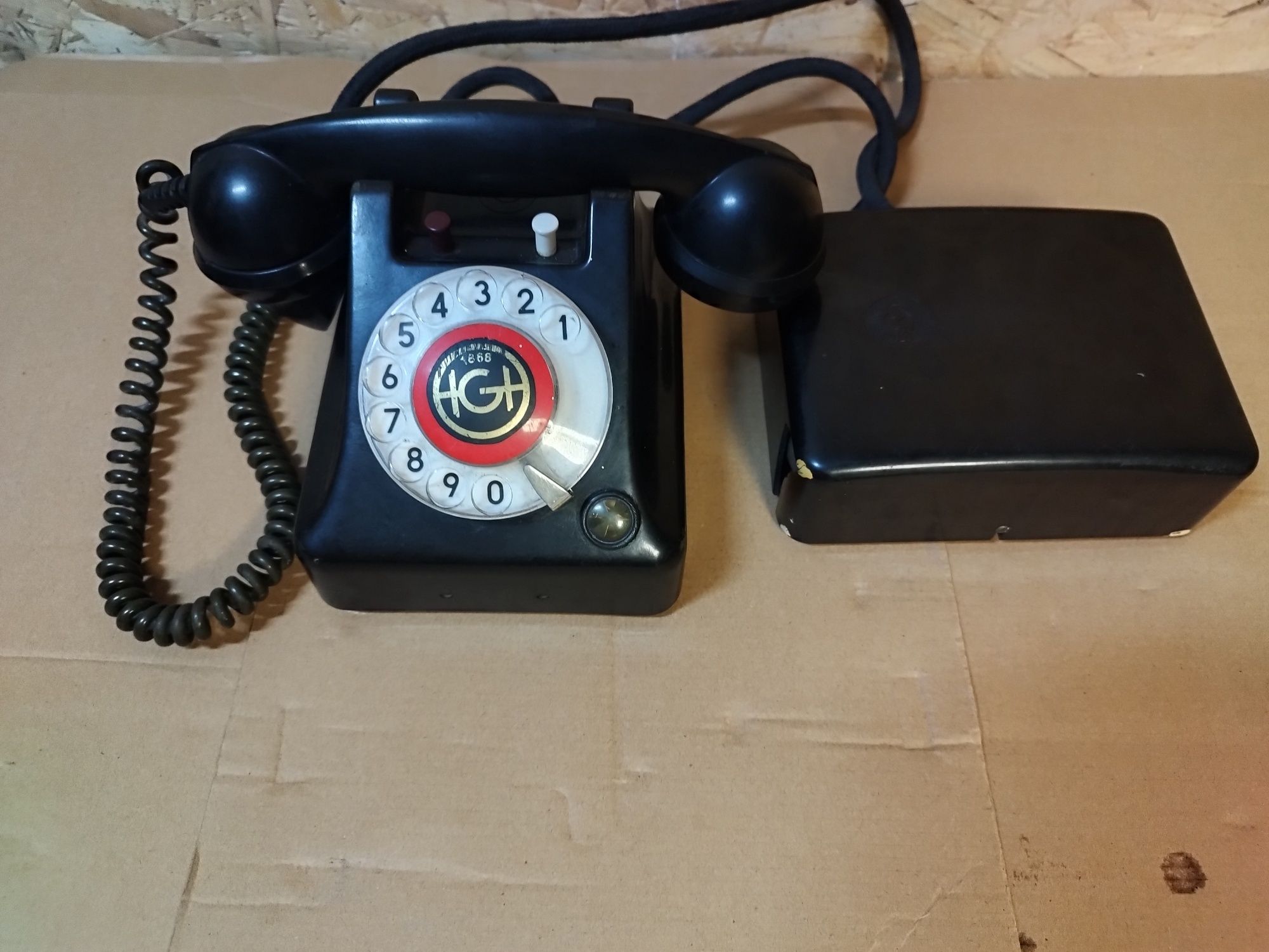 Telefon tarczowy zabytkowy