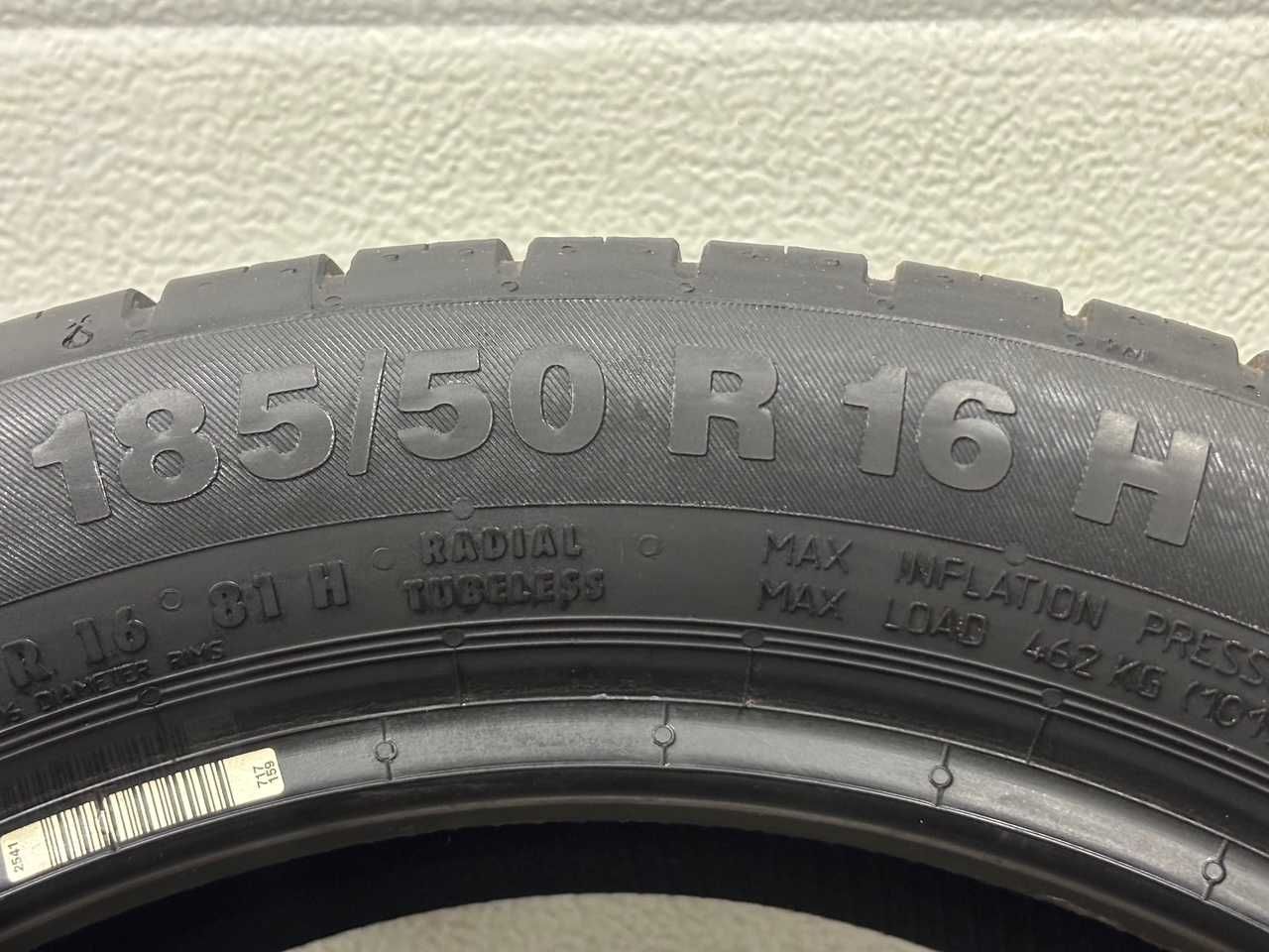 185/50/16 81H Continental ContiEcoContact5 opona Lato. Jak NOWA.