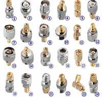 Комплект высокочастотных разъемов BNC, SMA, N-type, UHF ( 24шт )