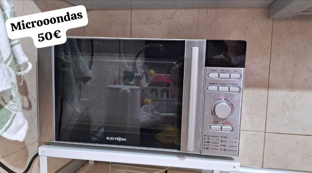 Microondas e aspirador