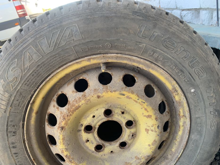 Резина шини з дисками 195/70 r15C 2 пари,  vito w638 шрот!