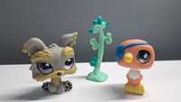 Littlest Pet Shop limitowane papuga i pies