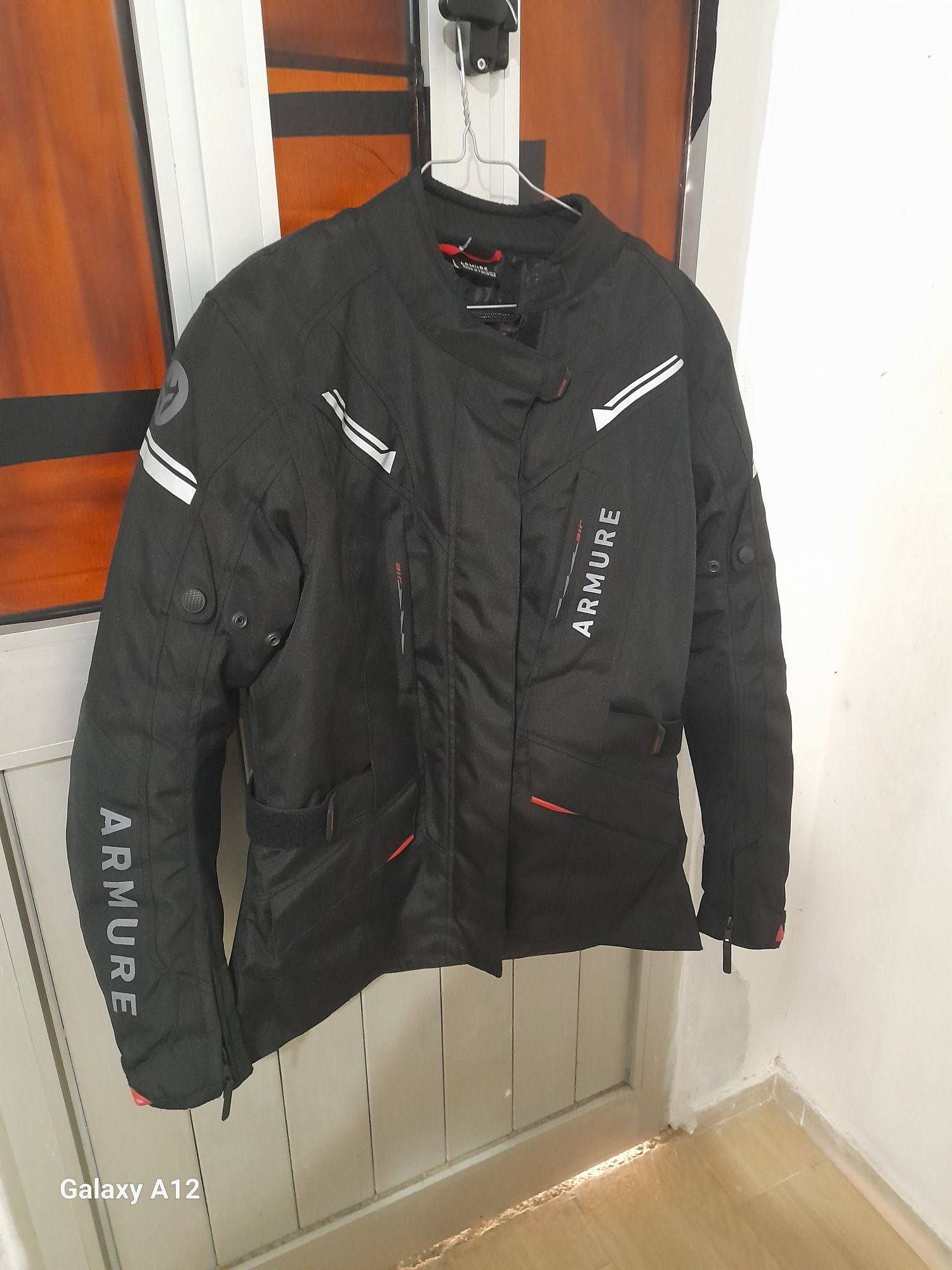 Casaco de motoqueiro impermeável