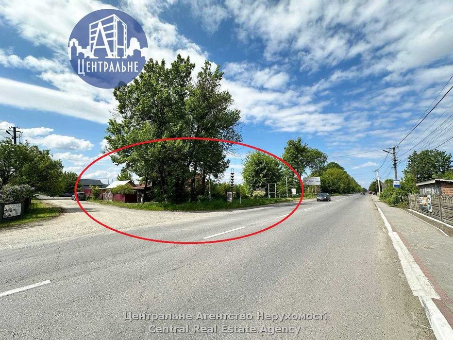 Продаж ділянки понад 13 сот. комерційного призначення. З булівлею.