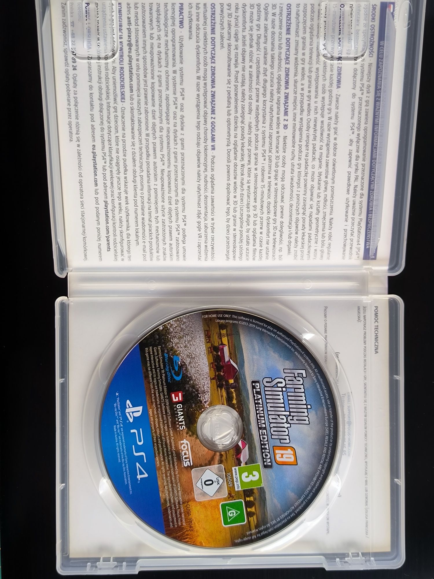 Farming Simulator 19 Platinum Edition PS 4