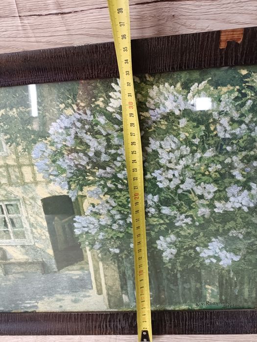 Obraz K.V Rozyński. Przedwojenna oprawa B.Wenzel