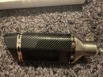 Końcowka wydechu tłumika karbon 51mm