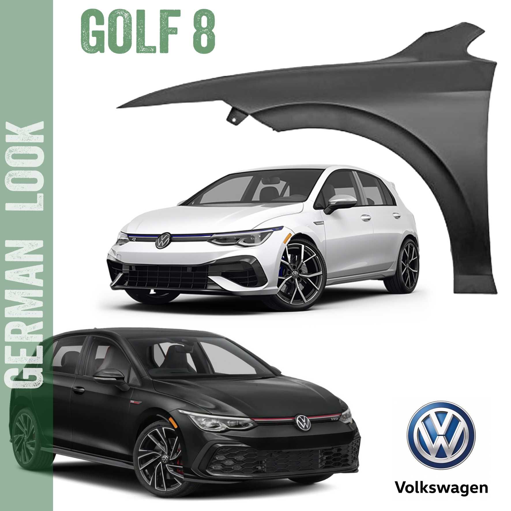 GUARDA LAMAS DIREITO PARA VOLKSWAGEN GOLF 8 BERLINA E CARRINHA