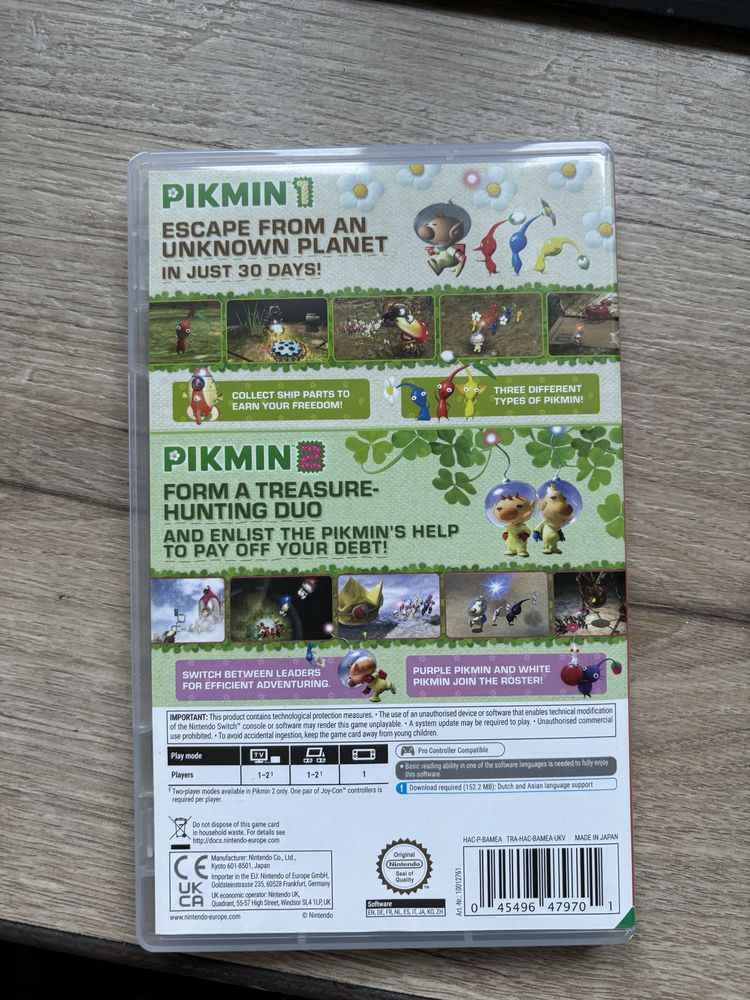 pikmin 1+2 nintendo switch