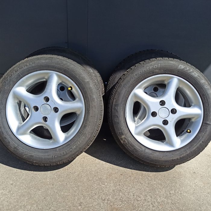 Alu felgi Borbet 4x100 R14 + opony letnie