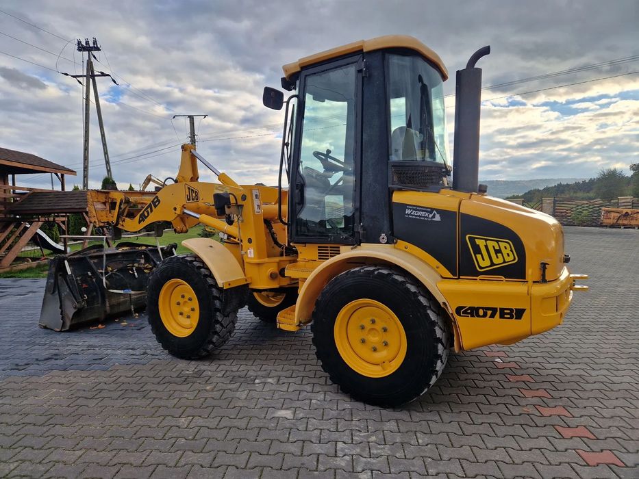 JCB 407  Widly/ Łyzka 4w1