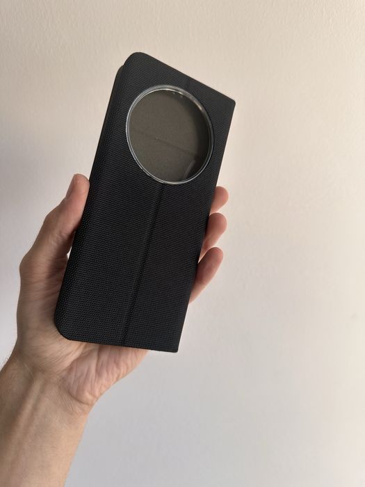 Etui z klapką + szkło hartowane do Xiaomi Redmi 14C – czarne