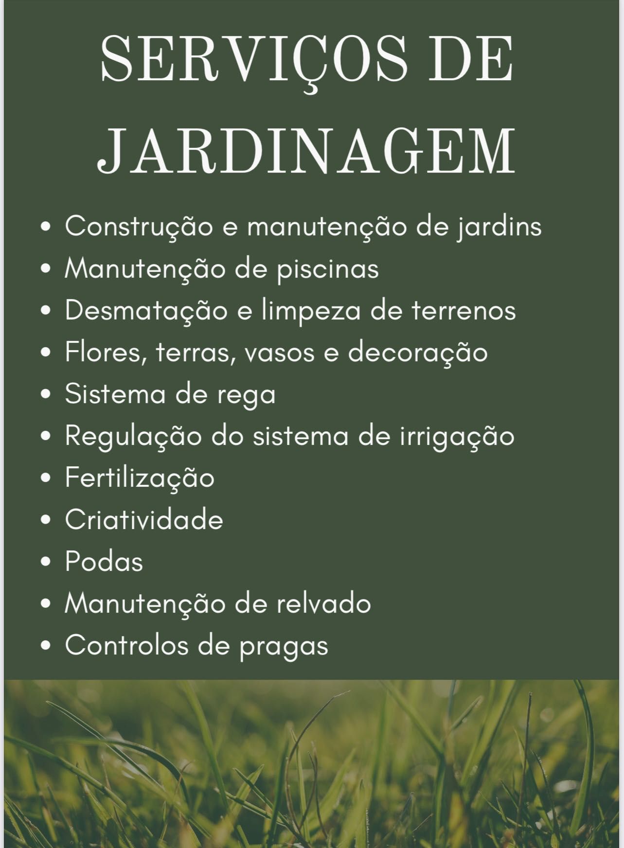 Manutenção de jardins