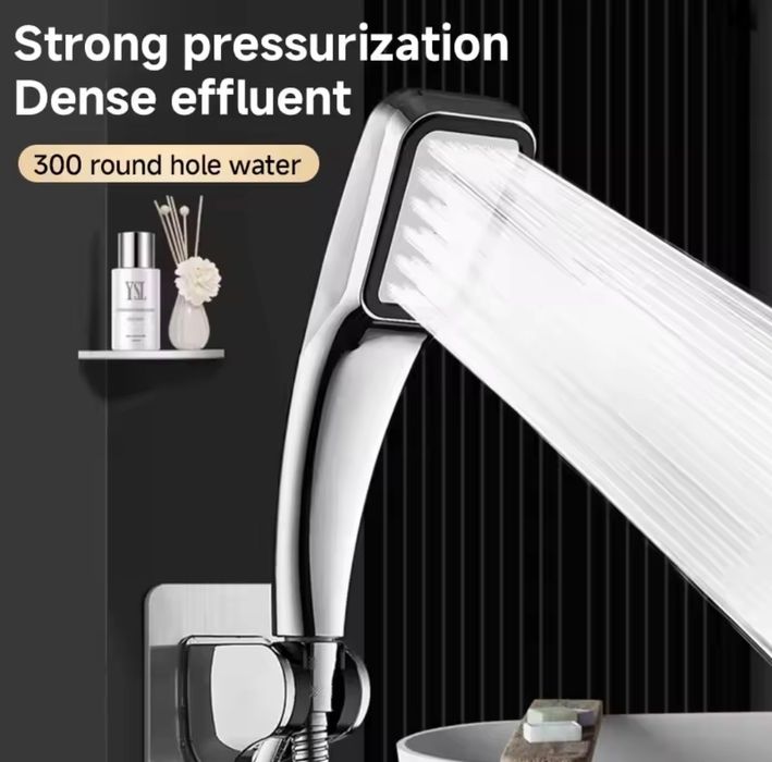 Słuchawka oszczędzająca, deszczownica wąż 1,2m uchwyt przyklejany