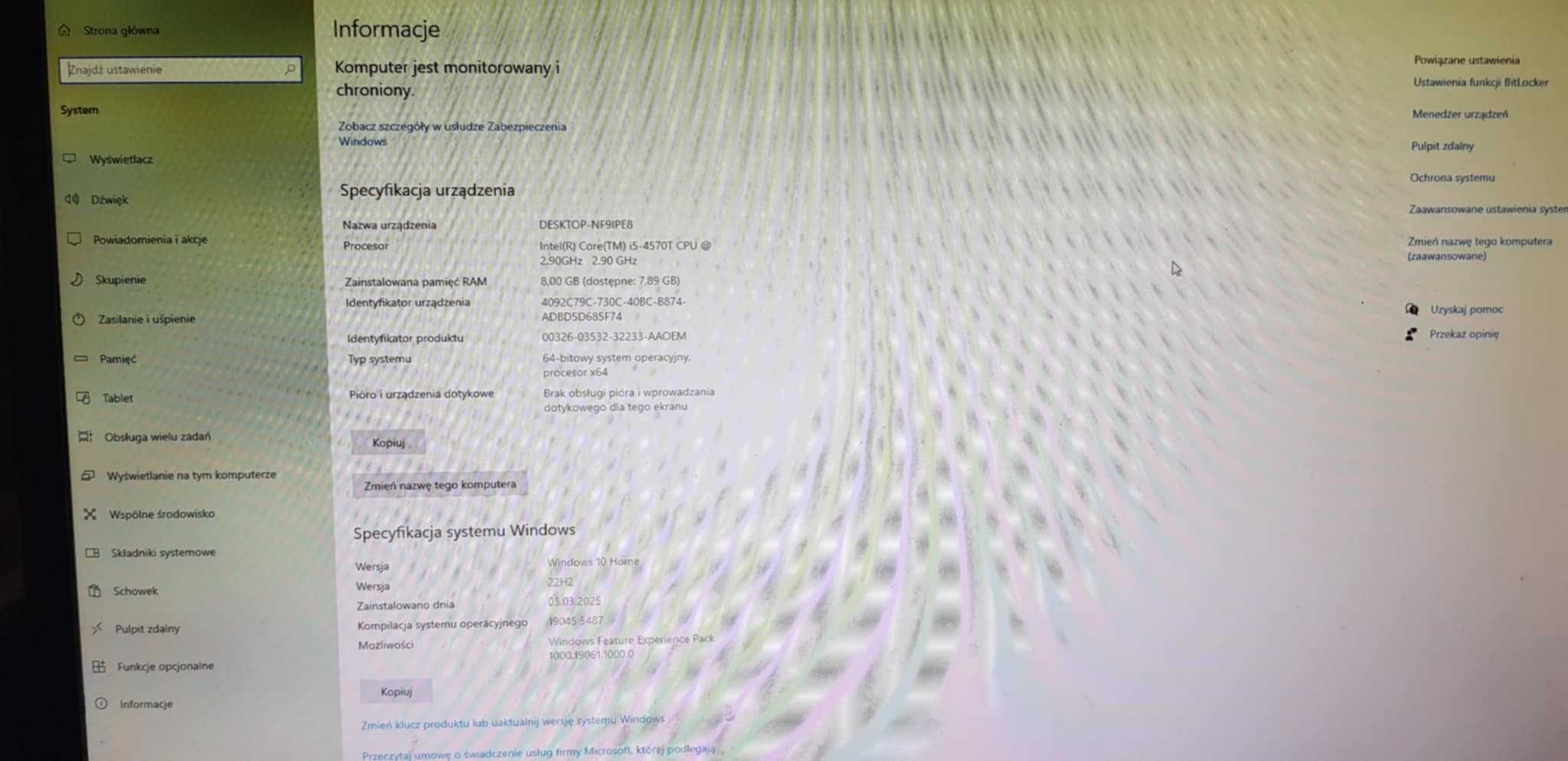 Komputer Fujitsu i5-4570T / 8GB RAM – Gotowy do pracy!
