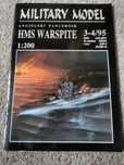 Model kartonowy wyd.. Haliński HMS Warspite