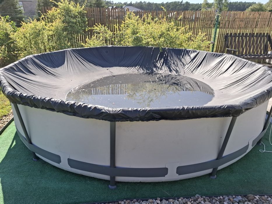 Mega zestaw basen + pompa  + akcesoria + chemia