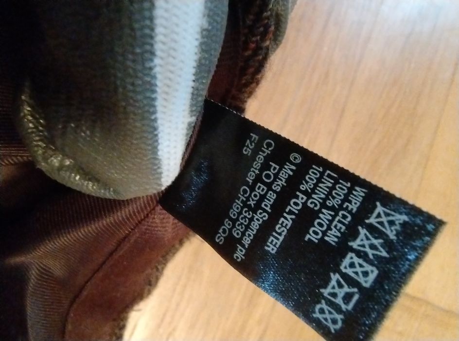 Kaszkiet Męski Pure Wool L M&S Nowy