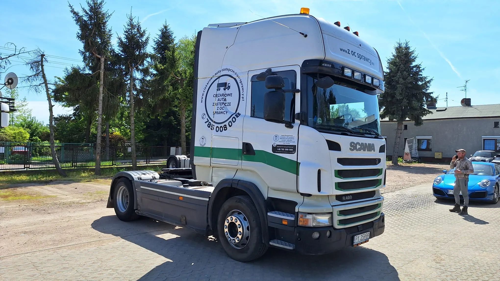 Scania R480  Hydraulika dwuobwodowa, klimatyzacja postojowa, pełny automat