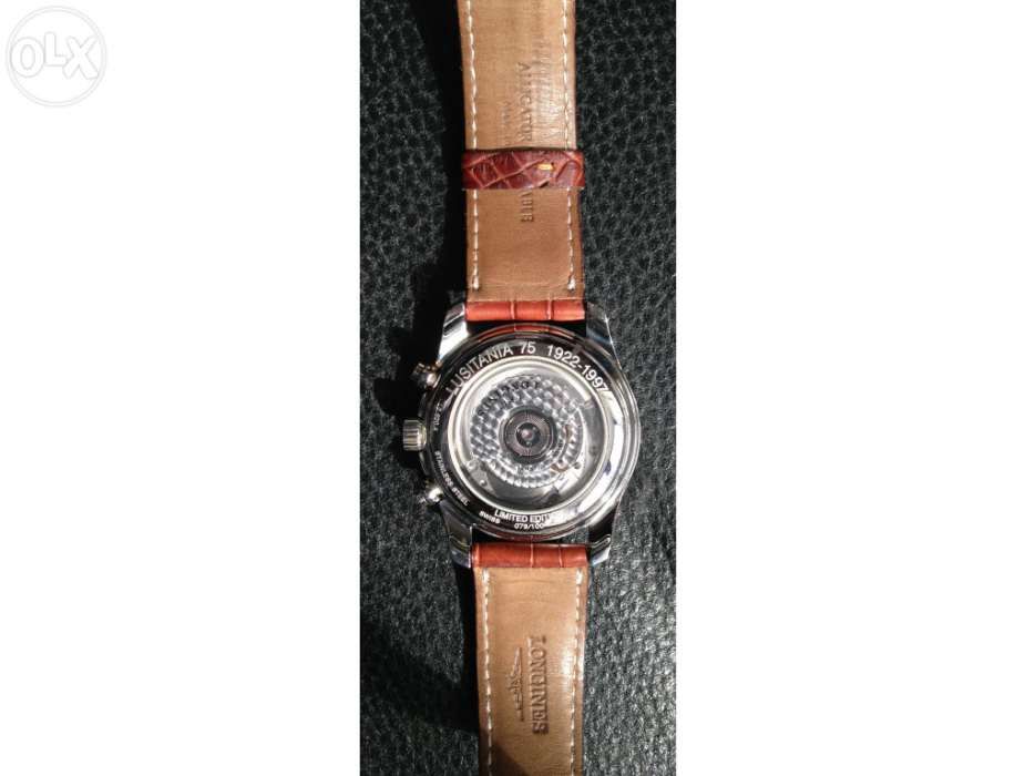 Relógio pulso homem suiço Longines série limitada e numerada com caixa