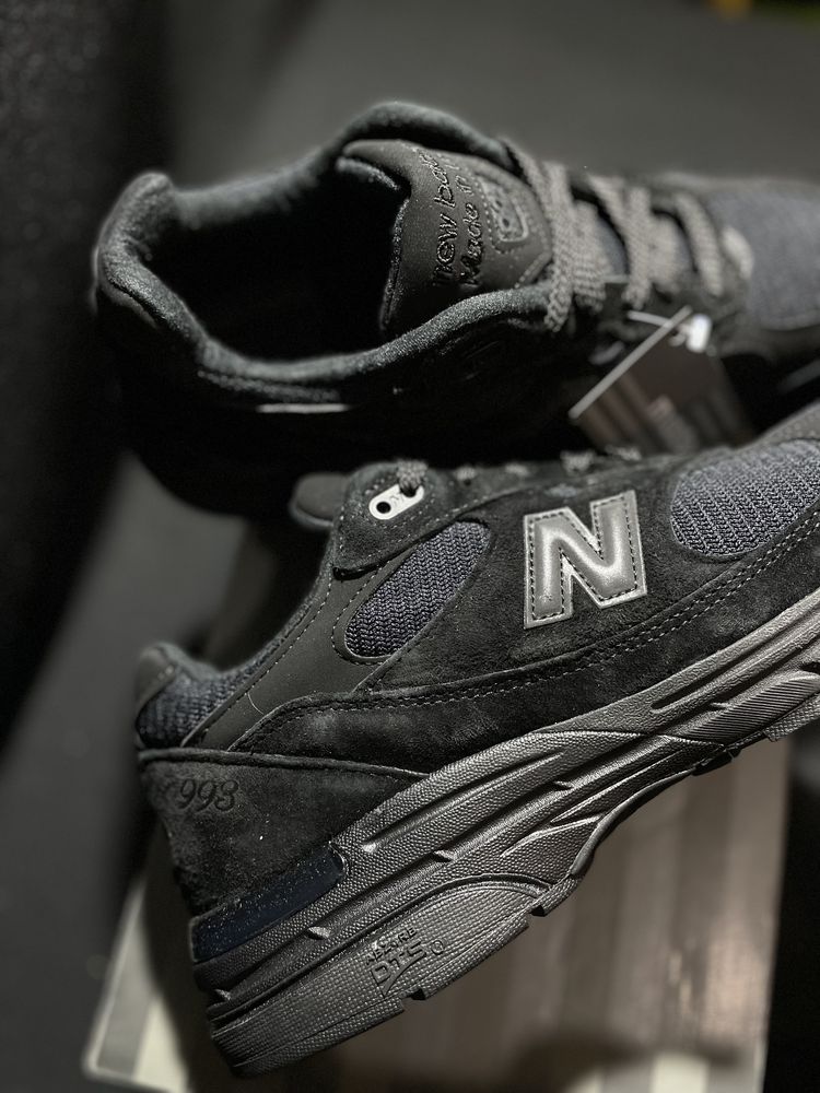 Кроссовки New Balance 993 black оригинал черные