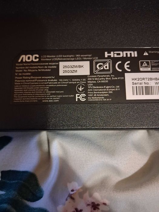 Monitor Led AOC 27 cali
