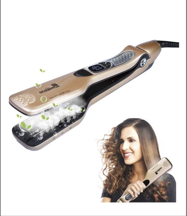Паровий випрамляч для волосся професійний утюжок
