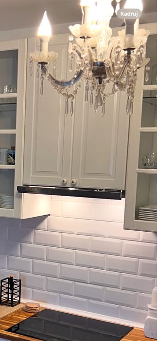 Szafka okapowa ikea bodbyn kremowe fronty