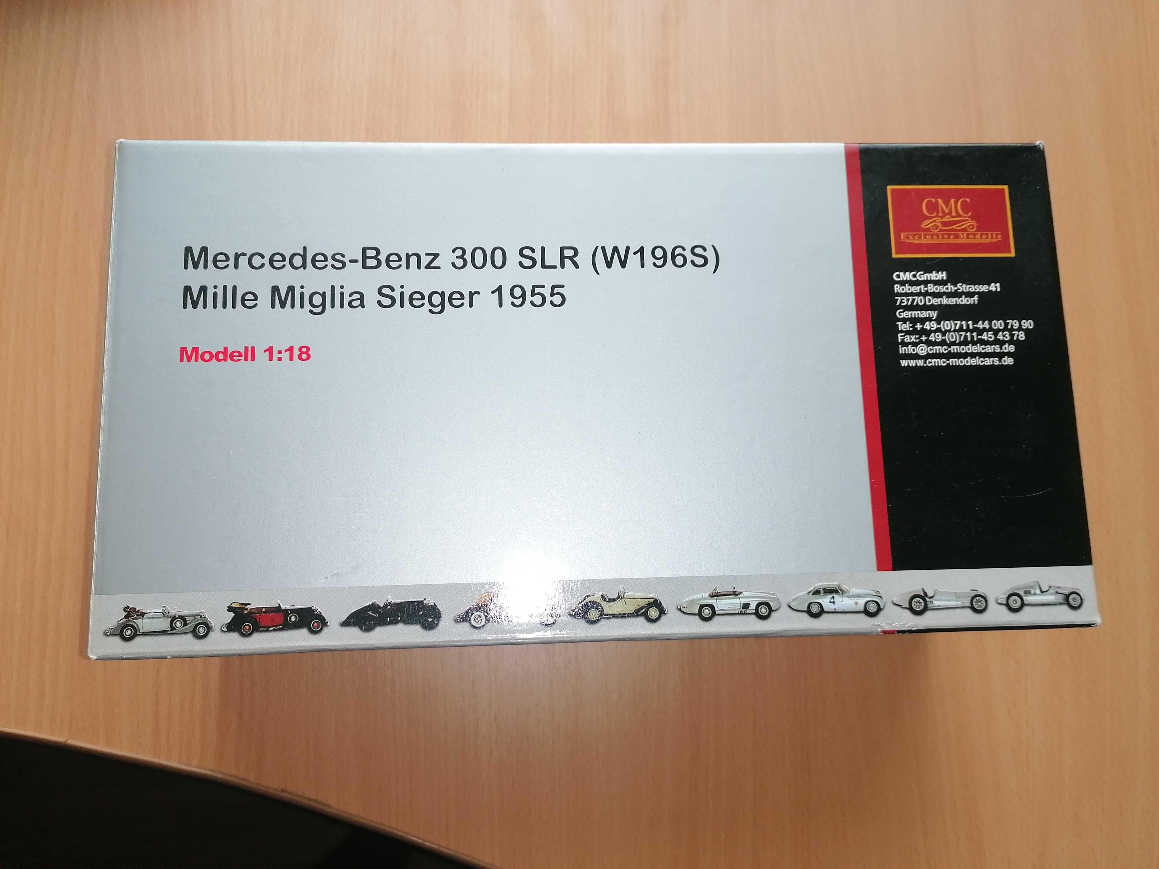 CMC 1:18 Mercedes 300 SLR W196S Mille Miglia sieger.