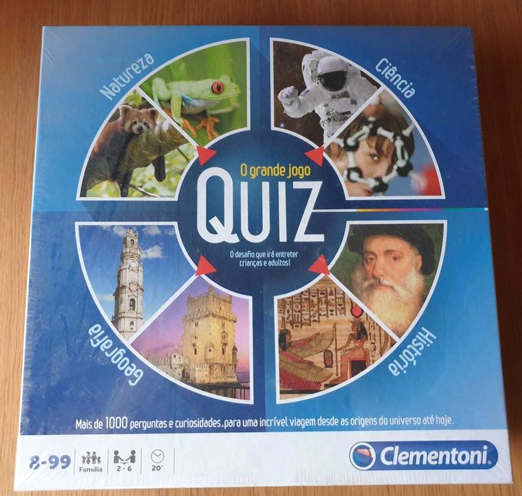 O Grande Jogo Quiz • Clementoni • Novo • Selado!