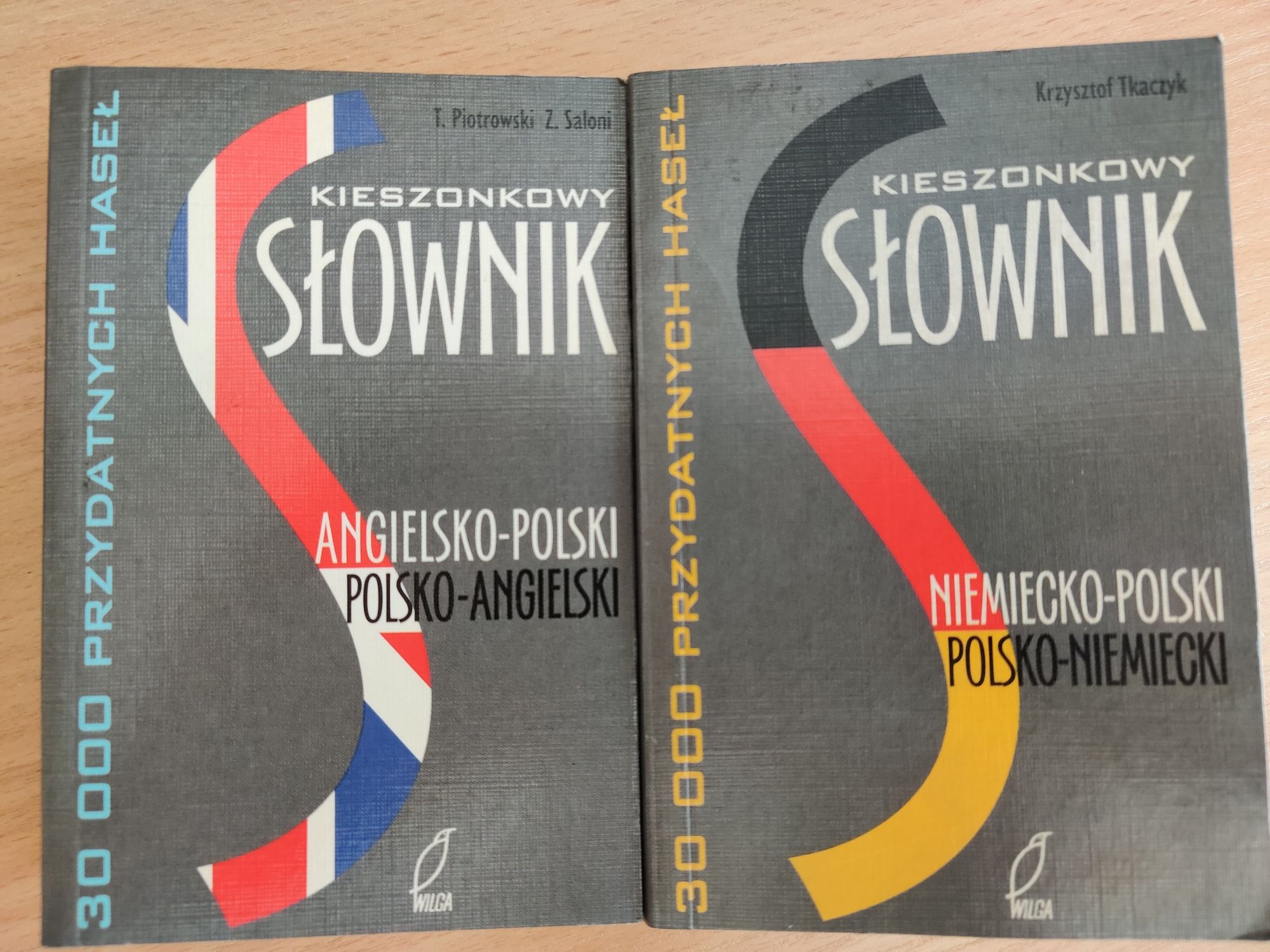 Zestaw słowników kieszonkowych. Niemiecki i angielski. Wilga