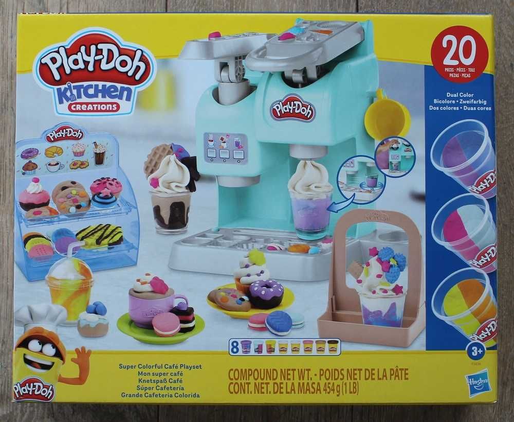 #nowe# Play-doh superkolorowa kawiarnia ciastolina Trójmiasto