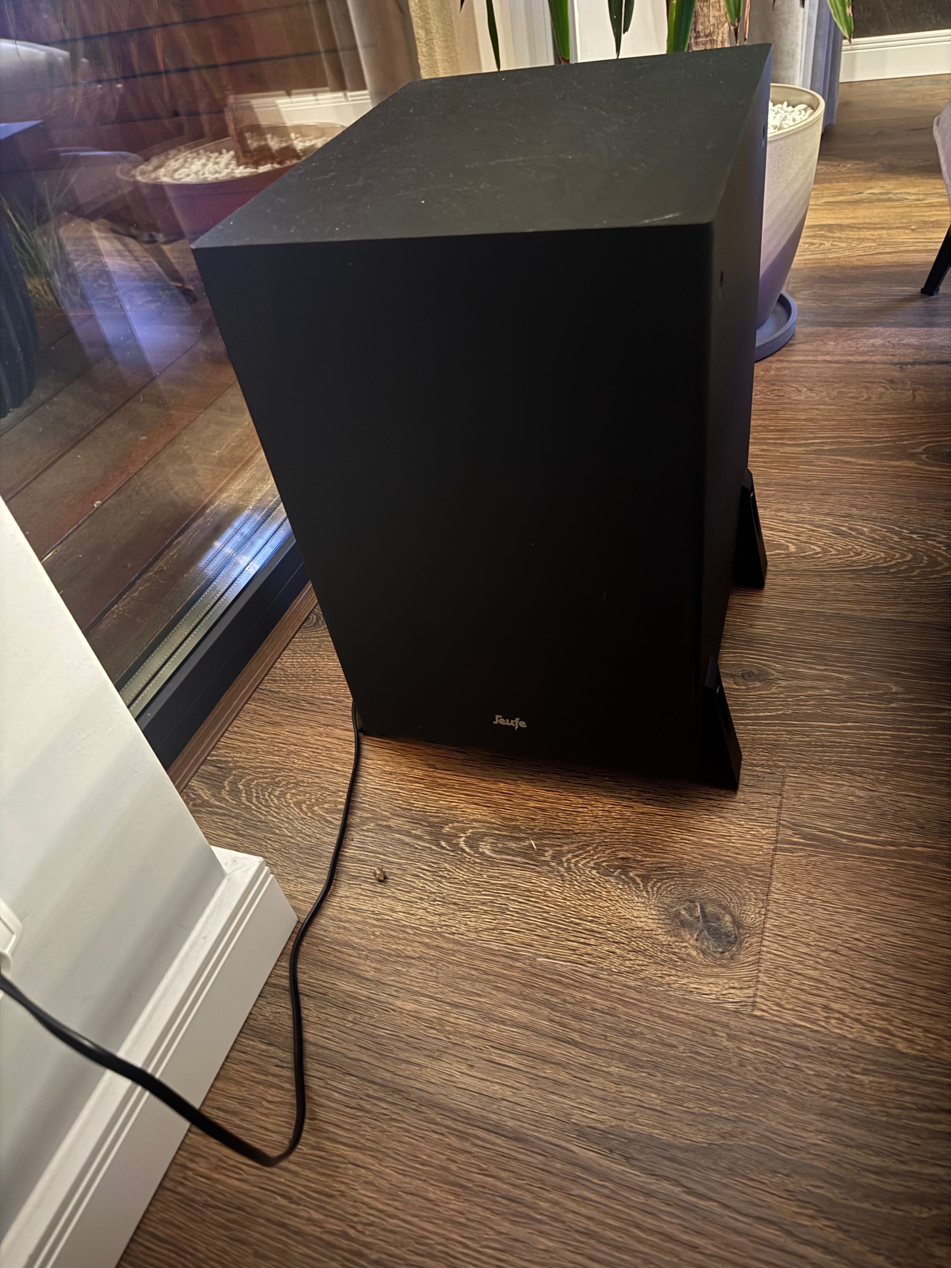 Zestaw stereo Teufel Ultima + Denon DRA-800H + subwoofer Teufel