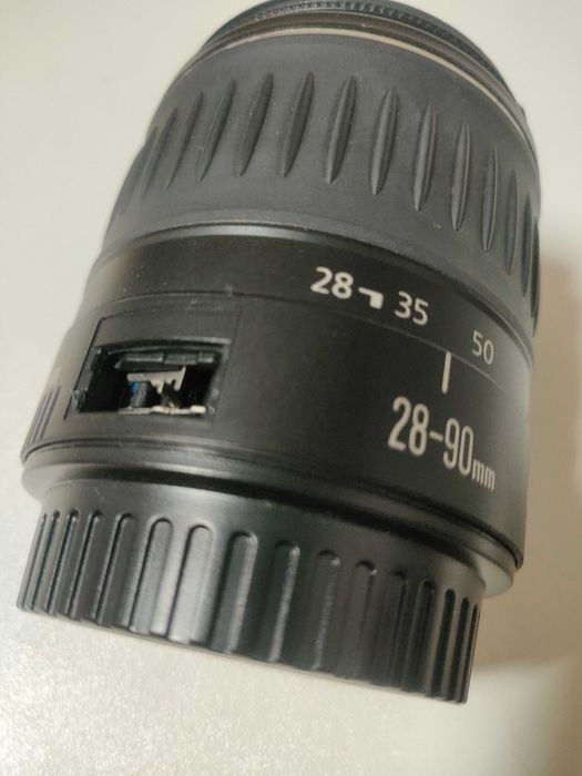 Canon 28-90mm USM + Canon 50mm f1.8 + lentes + acessórios