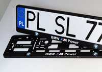 Ramki do BMW M Power pod tablice samochodowe - 2 szt