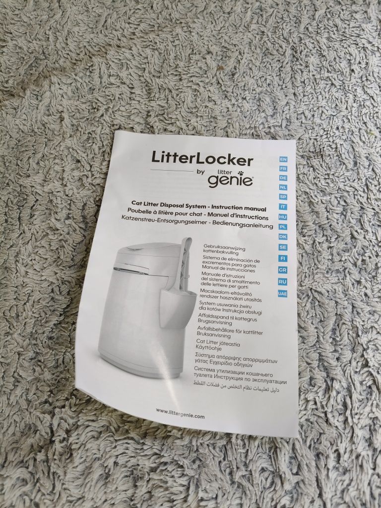 Kosz na żwirek litter locker sprawny szybka wysyłka