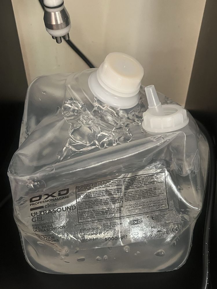 Gel condutor de 5 litros para uso profissional