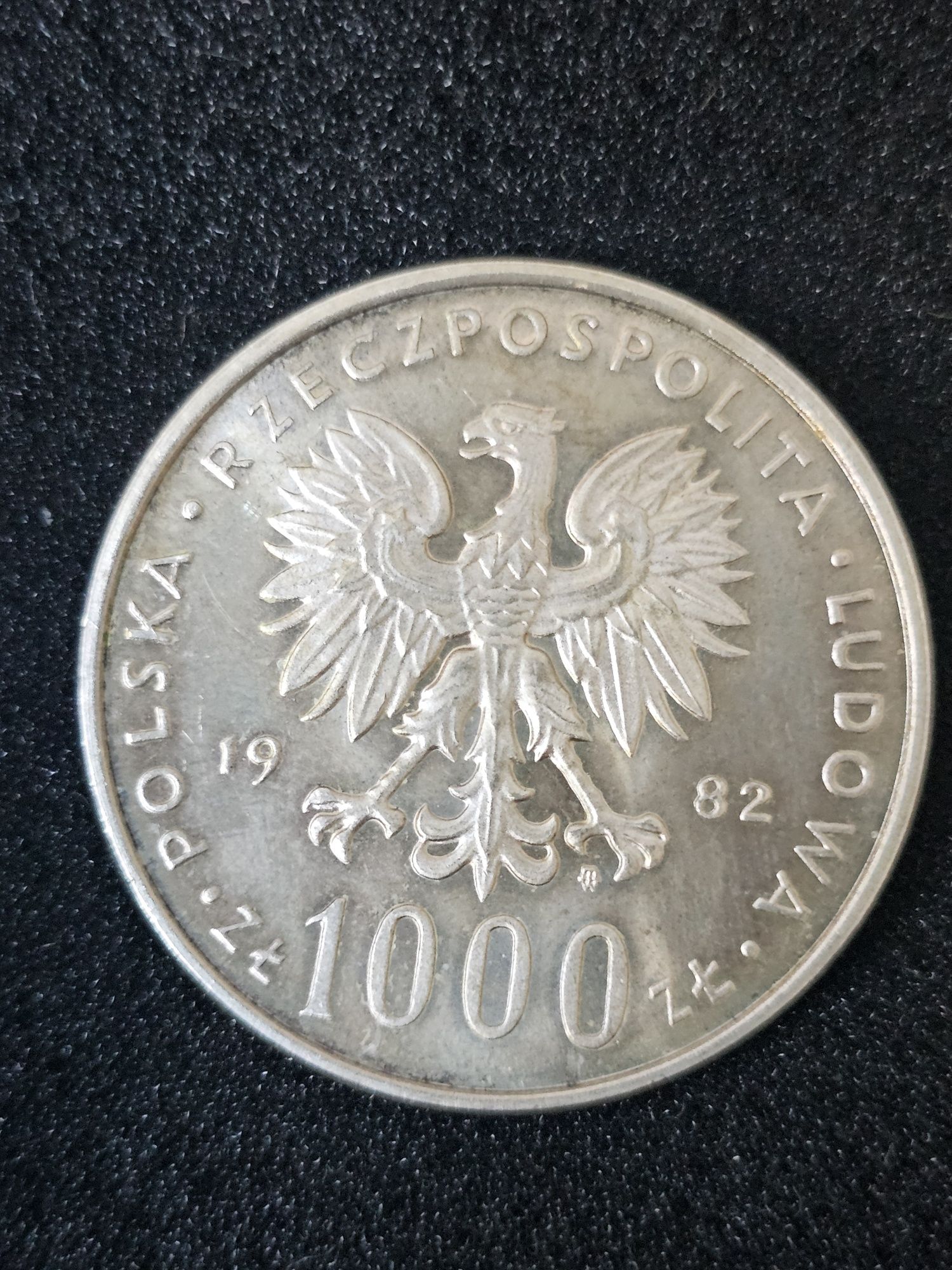 1000 zl z Papieżem komplet 1982, 1983