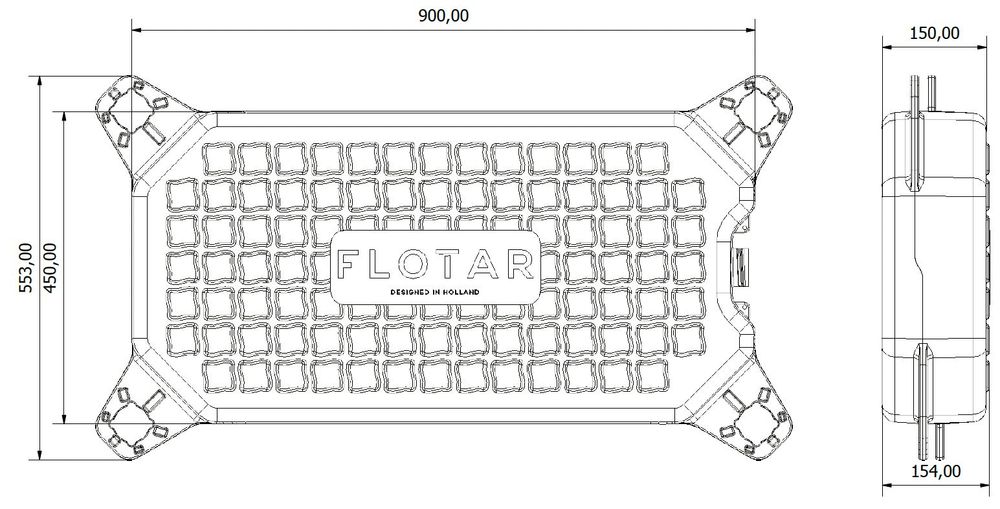 pływaki na pomost 270pln m2